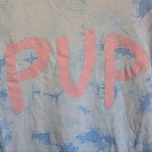 PUP The Band Adult Medium Tie Dye T-shirt Music Punk Rock Logo Cotton